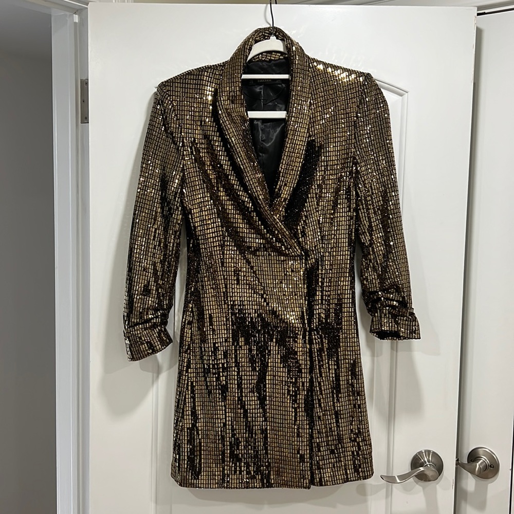 Sparkly Zara Blazer Dress